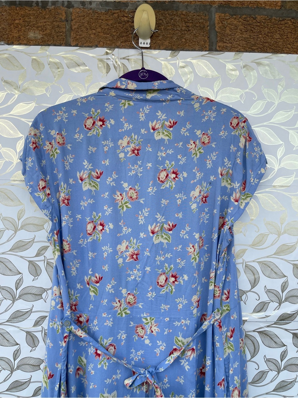 April Cornell Grandmacore Floral Button Front Dress Size Large Pockets - Picture 10 of 14
